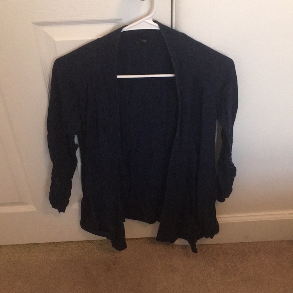 Blue cardigan